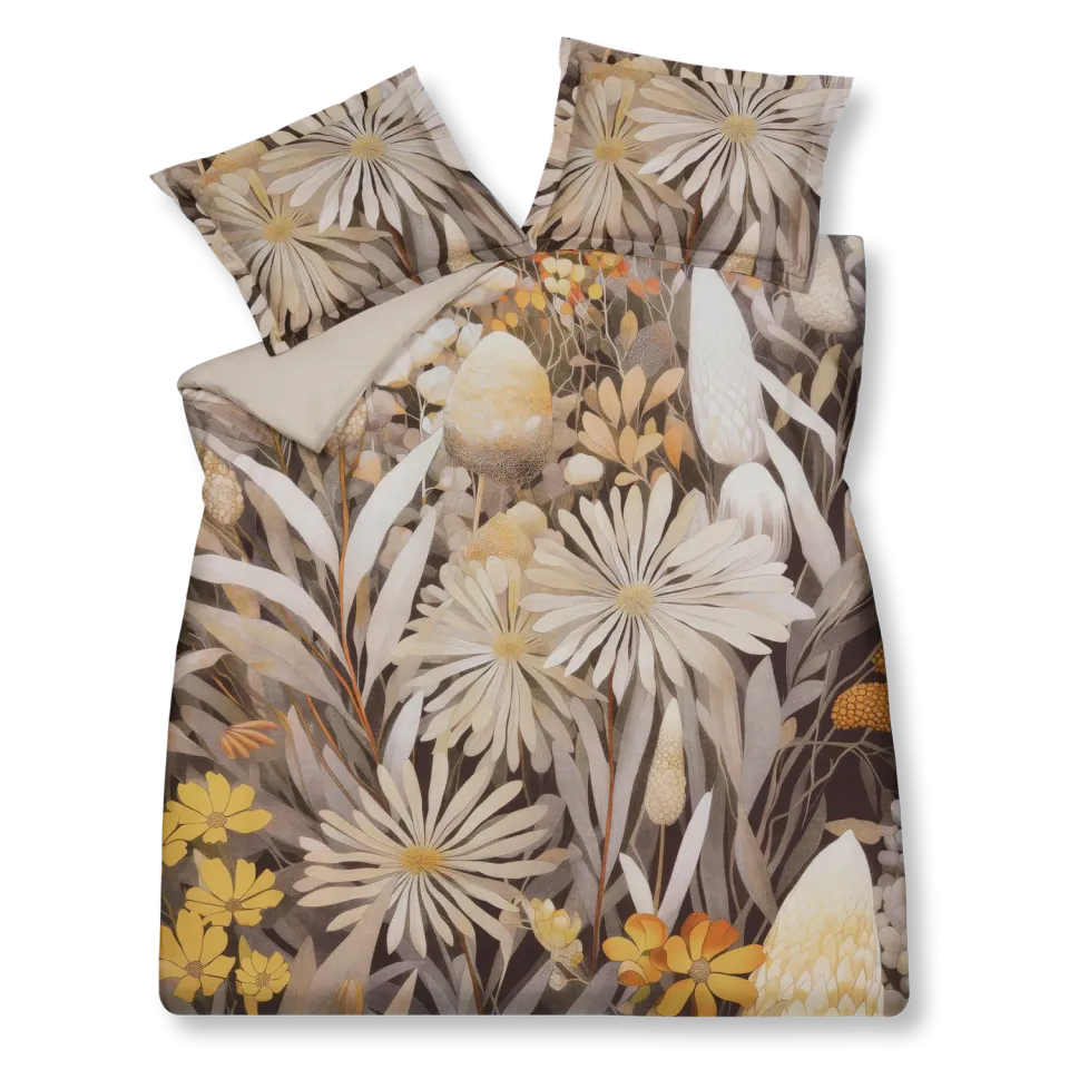 Vandyck Marigold dynetrekksett 140x200 multi sateng