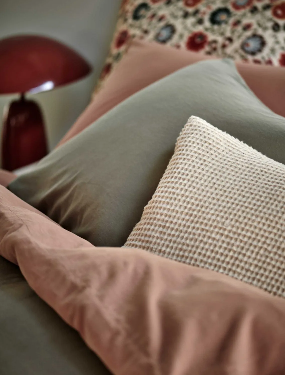 Vandyck Pure 87 dynetrekksett cream tan 140x200 sateng