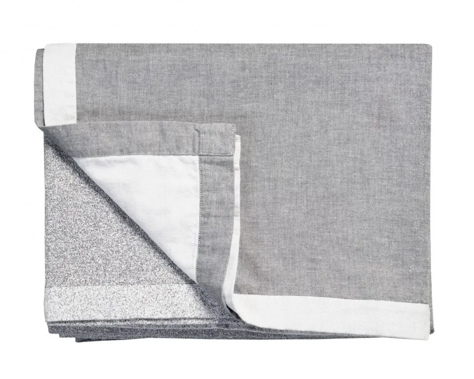 Vandyck Pure 23 Degradee sengeteppe 260x260 grå