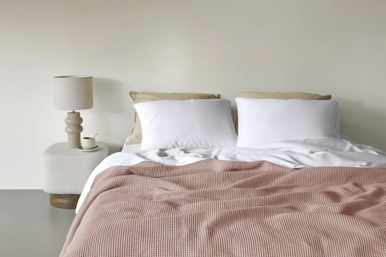 Beddinghouse Brisk sprei 180x240 lyserosa bomull