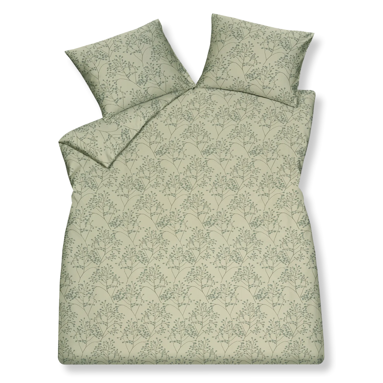 Vandyck Pure 51 dynetrekk lys oliven bomullssateng