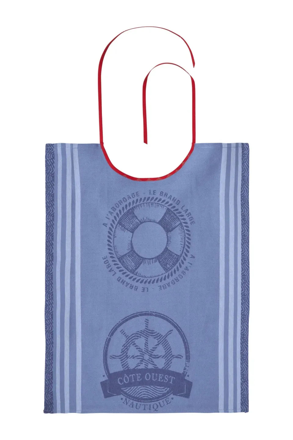 Coucke Nautical smekke 43x60 blå bomull