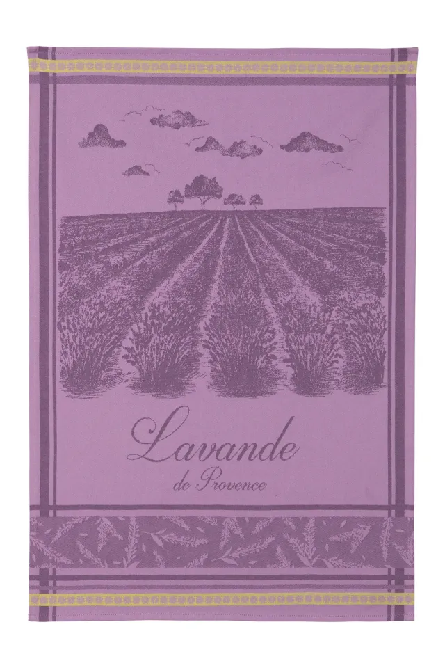 Coucke Lavender Fields kjøkkenhåndkle syrin 50x75
