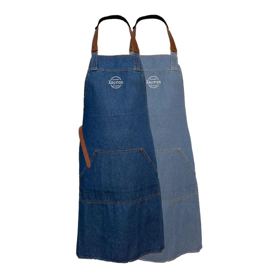 Xapron Arizona denimforkle 87 cm resirkulert bomull