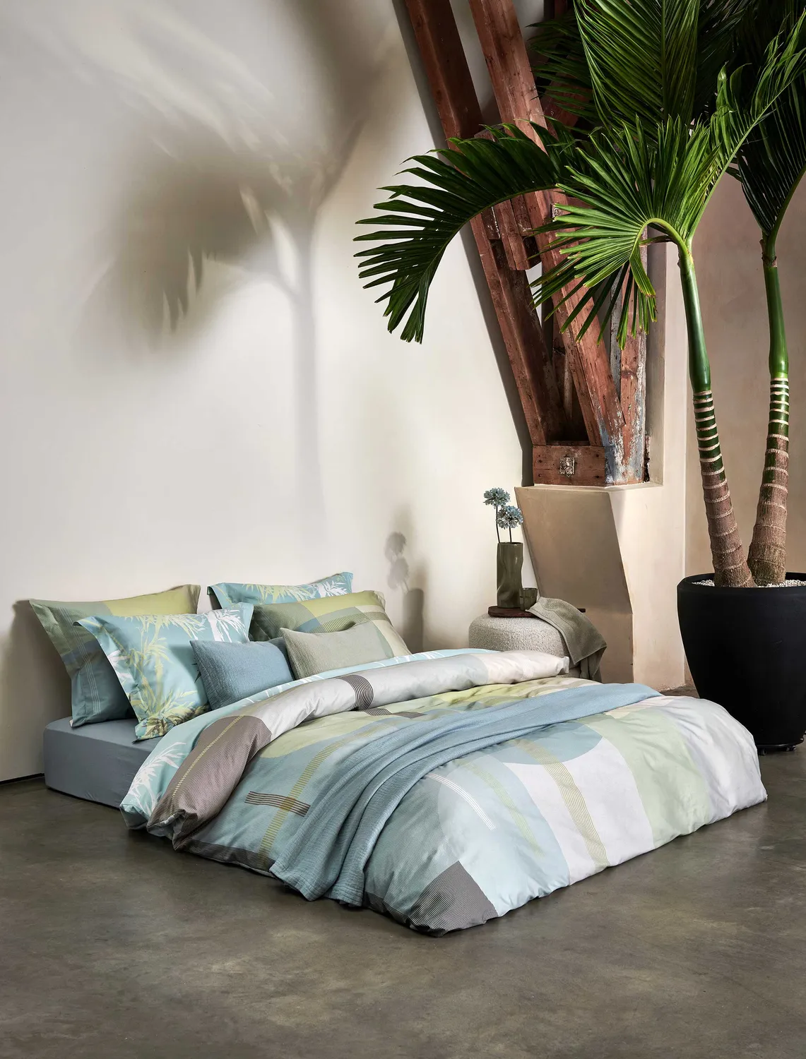 Vandyck Lush Lagoon XL sengetøy thyme 260x240 sateng