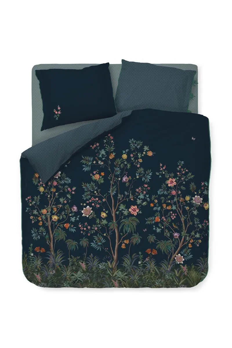 Pip Studio Il Paradiso dynetrekk 140x200 mørkeblå percale