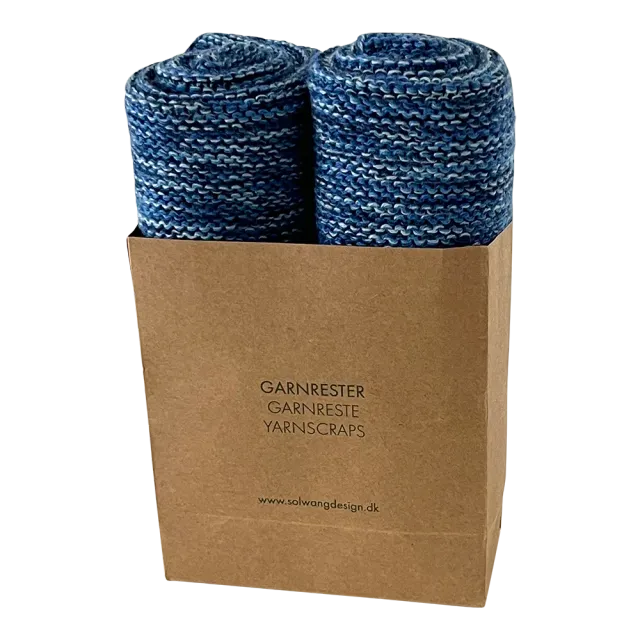 Solwang Design Restgarn karklut blå mix oeko-tex