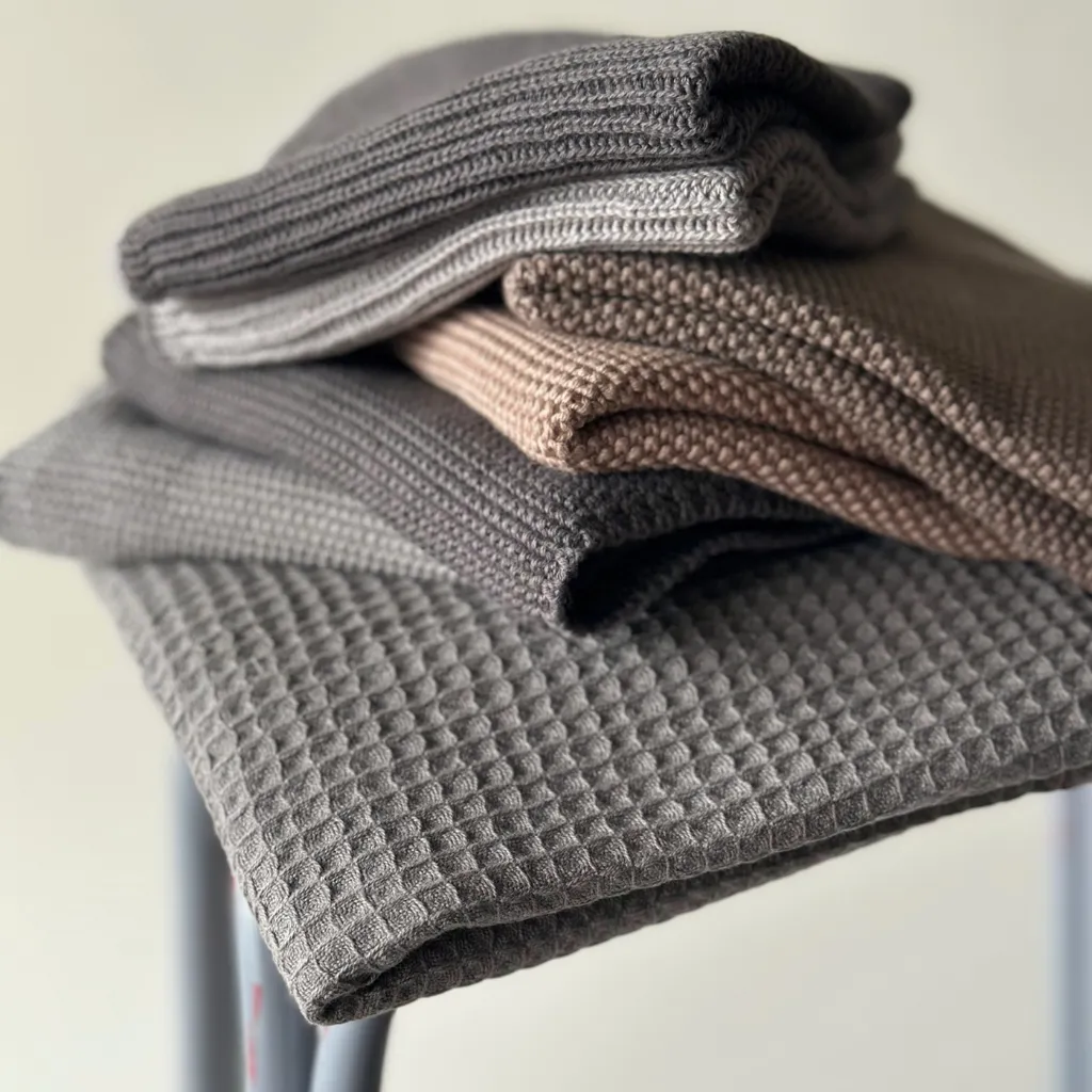 Aspegren Ripple klut flint gray økologisk bomull