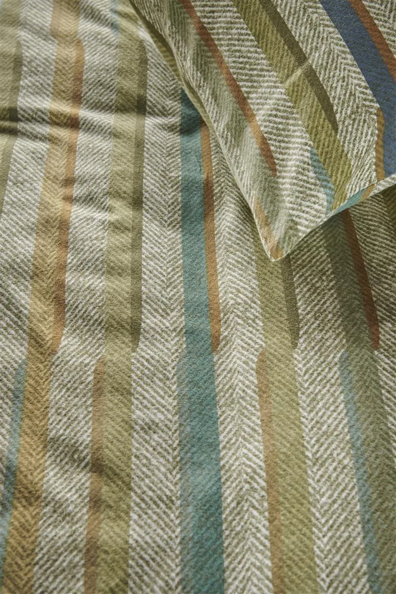 Beddinghouse Annie dynetrekk 200x200 grønn flanell