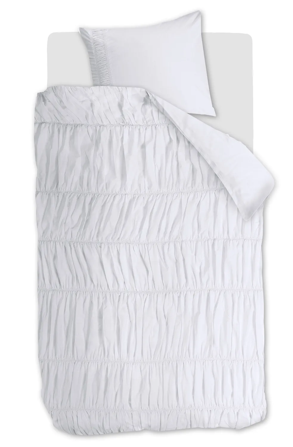 Rivièra Maison Ruffle dynetrekk 140x200/220 cm hvit