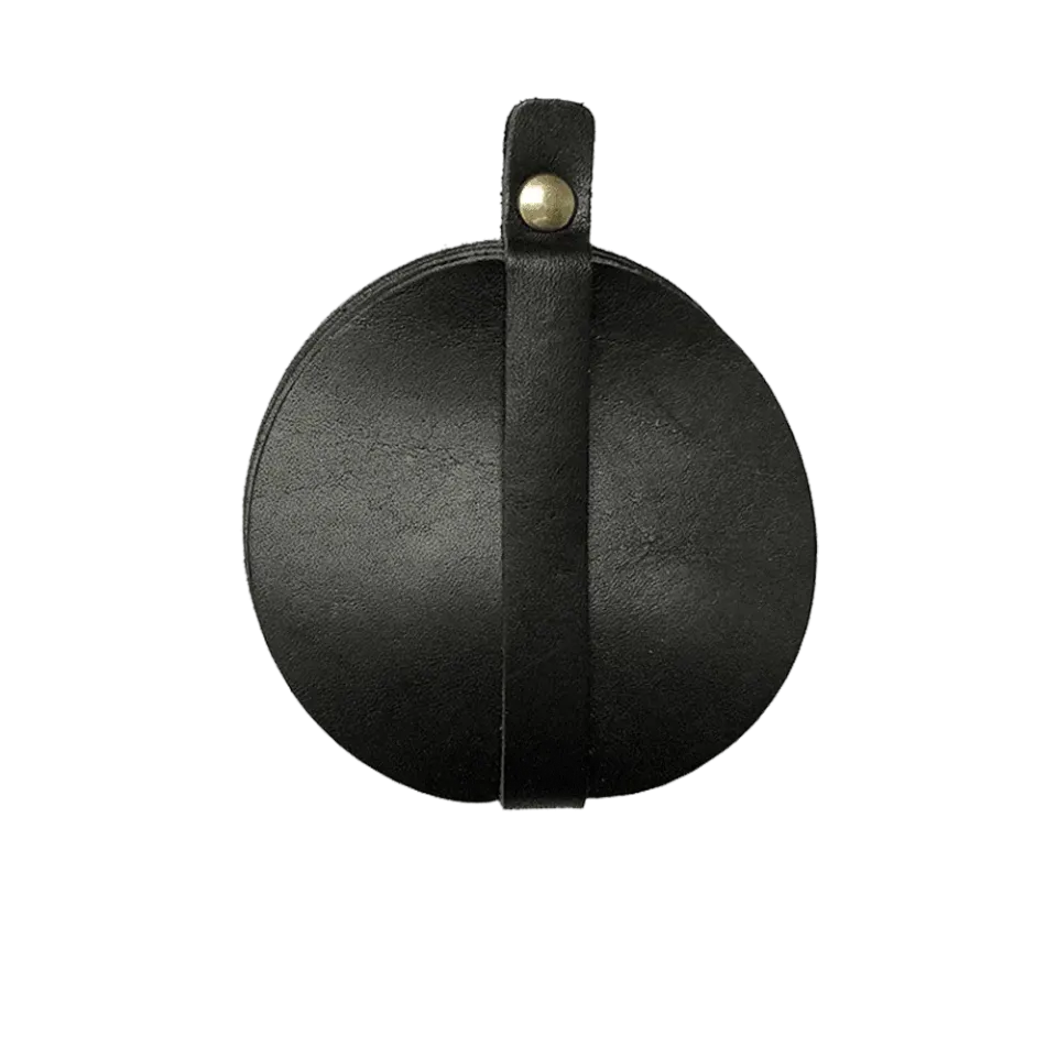 Xapron bøffel glassbrikker runde 4-pk skinn