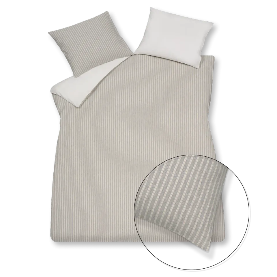 Vandyck Pure 40 dynetrekk 200x200 light honey stripet