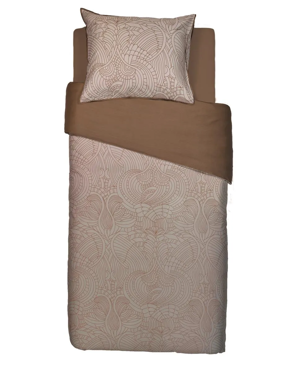 Moooi Dodo Pavone laken 180x200 mørk sand sateng