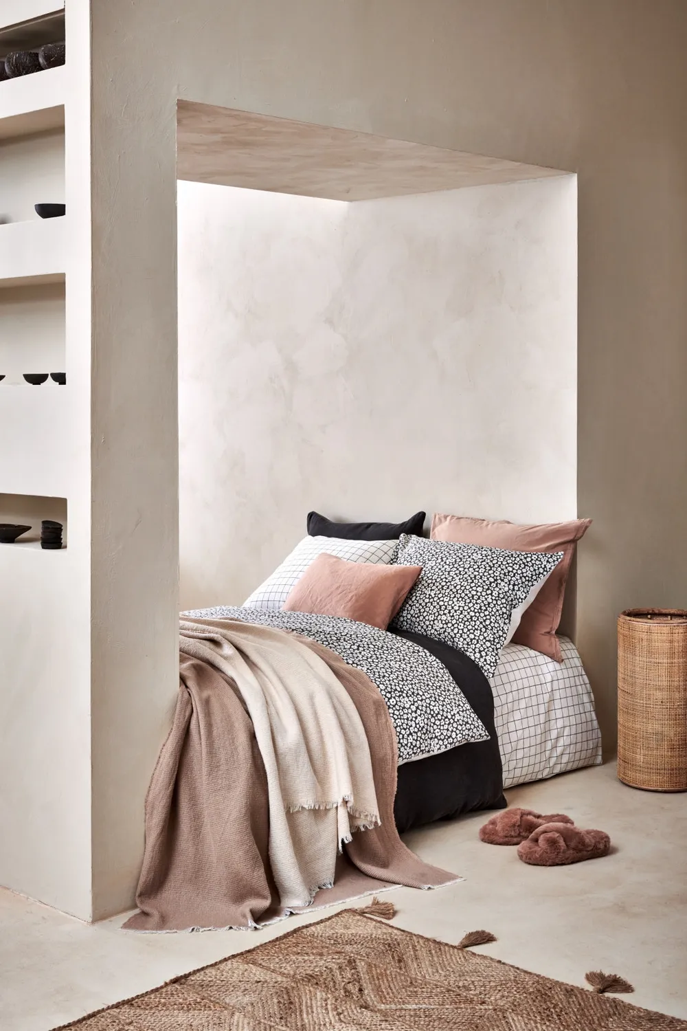 Vandyck Pure 54 dynetrekksett anthracite 240x200 percale
