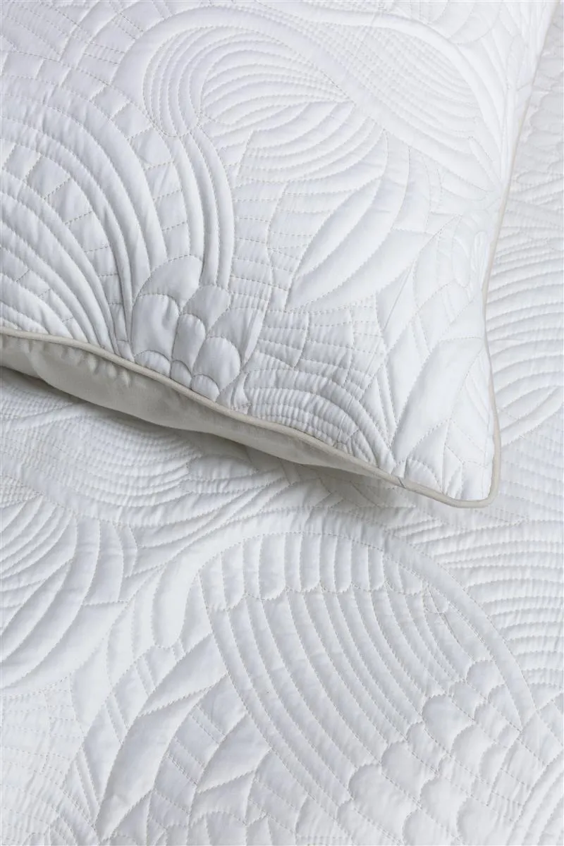Moooi Embroidered Dodo dynetrekk 260x220 elfenben sateng