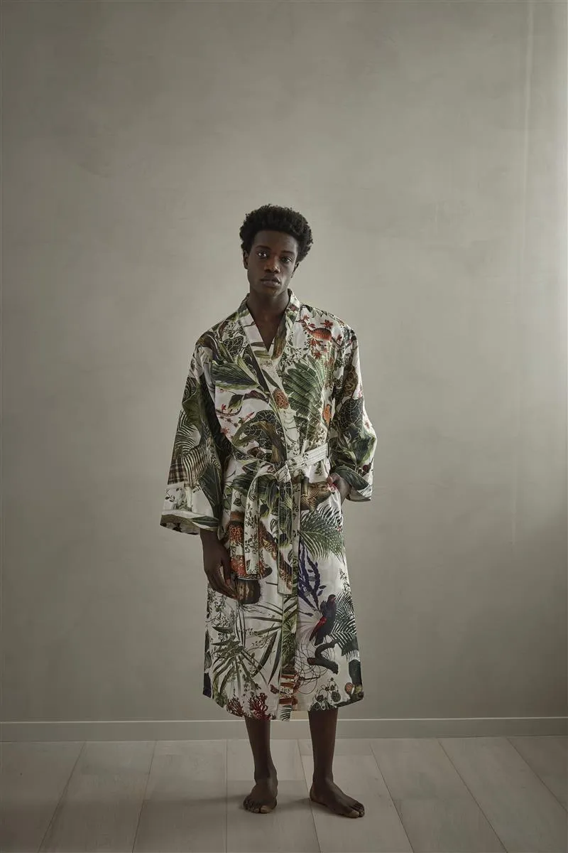 MOOOI Menagerie Kimono morgenkåpe S-M elfenben