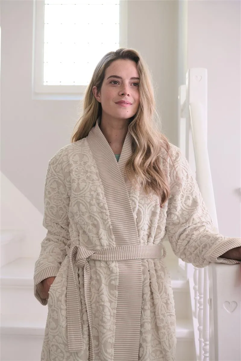 Pip Studio Tile de Pip badekåpe L khaki frotté