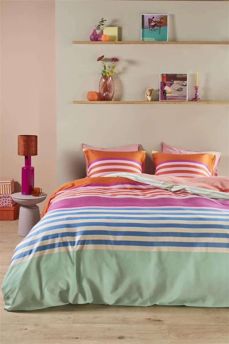 Oilily Carly dynetrekk multi 200x200 cm + 2 trekk sateng