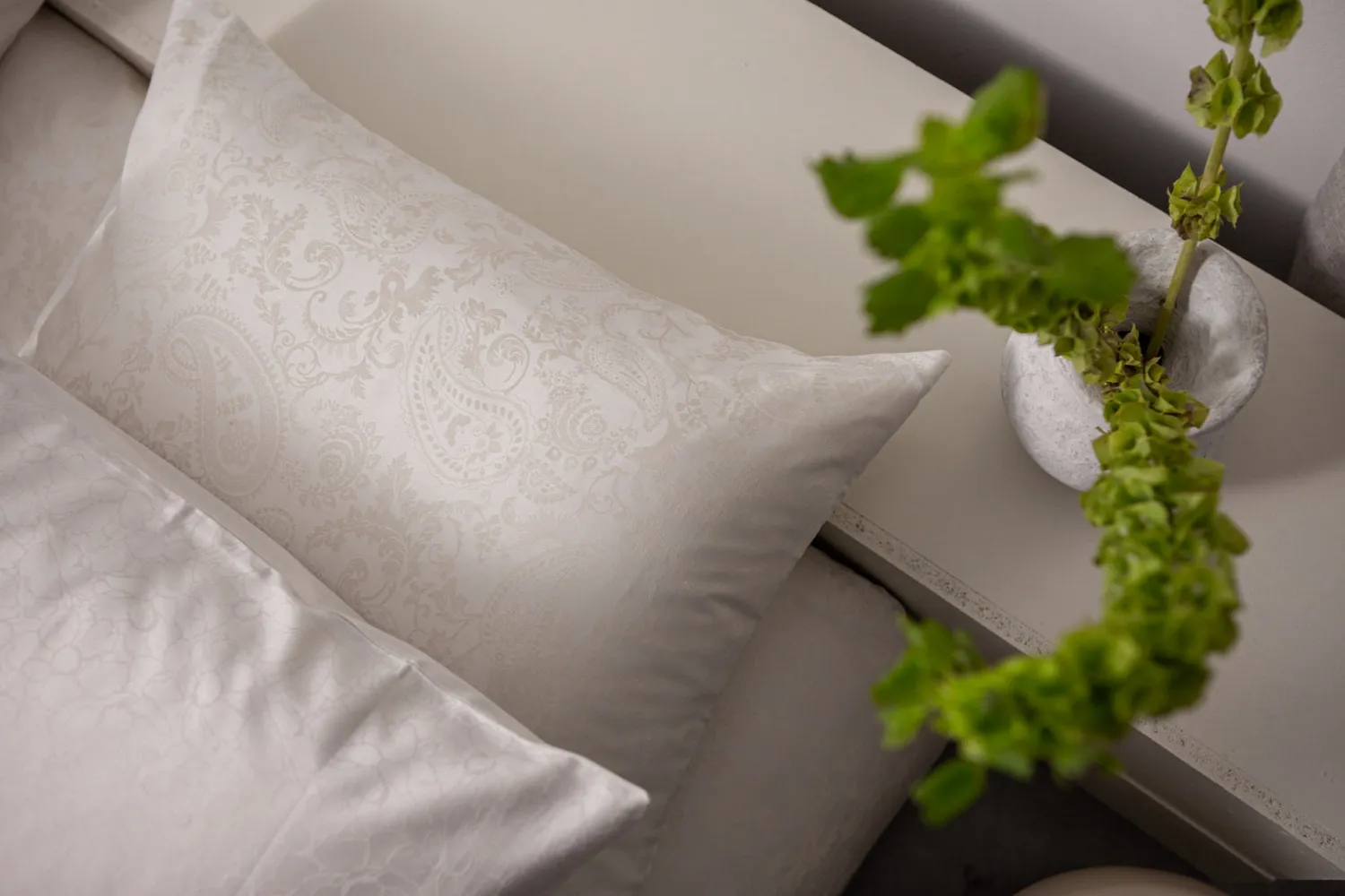 Vandyck Purity Lucca dynetrekk offwhite jacquard