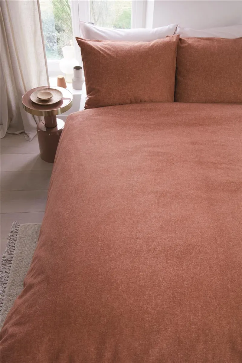 Beddinghouse Frost dynetrekk steinrød 240x200/220 flanell