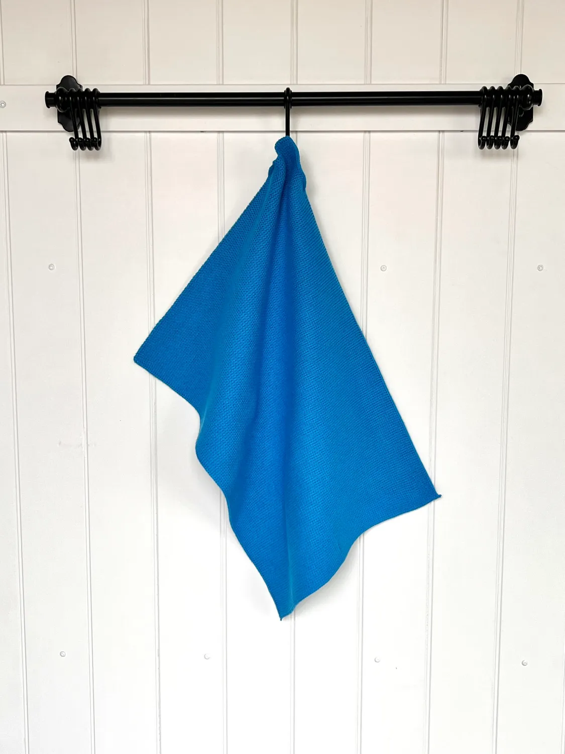 Solwang Design sterk blå håndkle strikket 1-pk