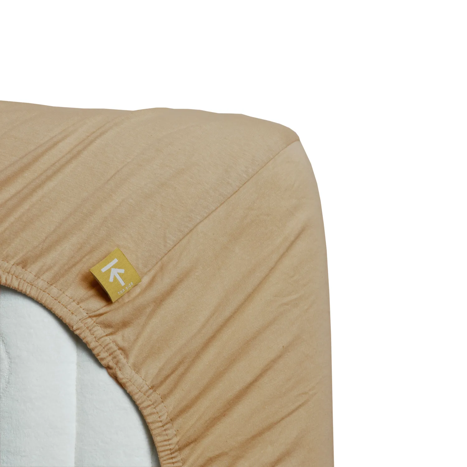 Beddinghouse Jersey laken camel bomull 35 cm