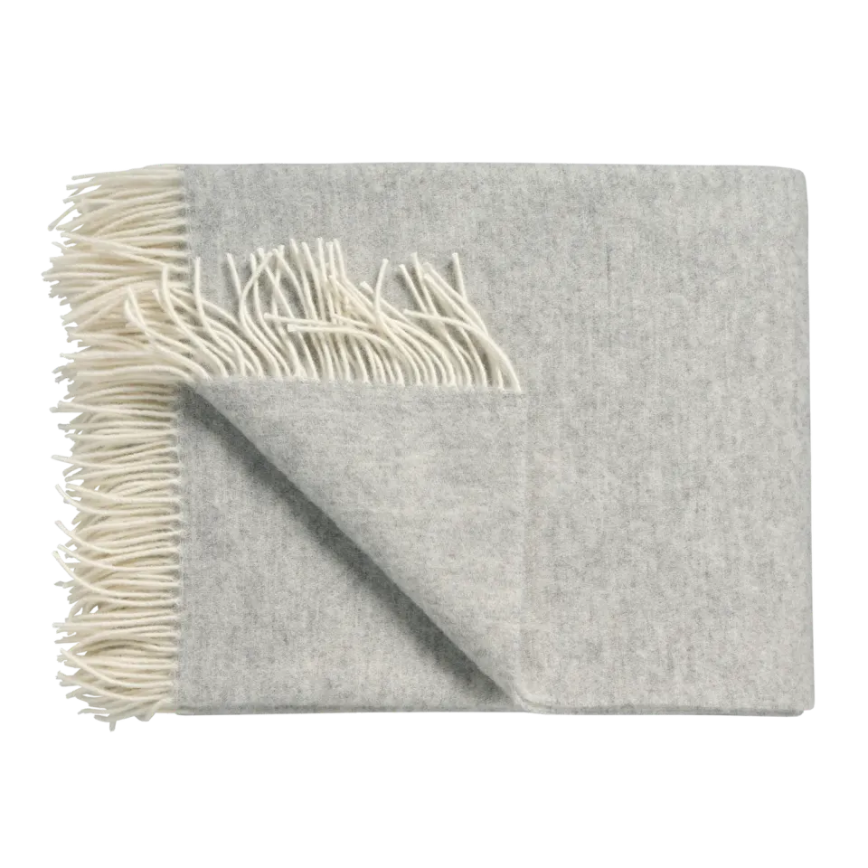 Vandyck Home Bellavita pledd coolgrey 130x220 ull