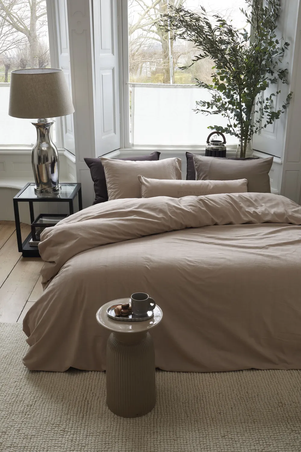 Rivièra Maison Connor pyntepute 30x90 sand fløyel