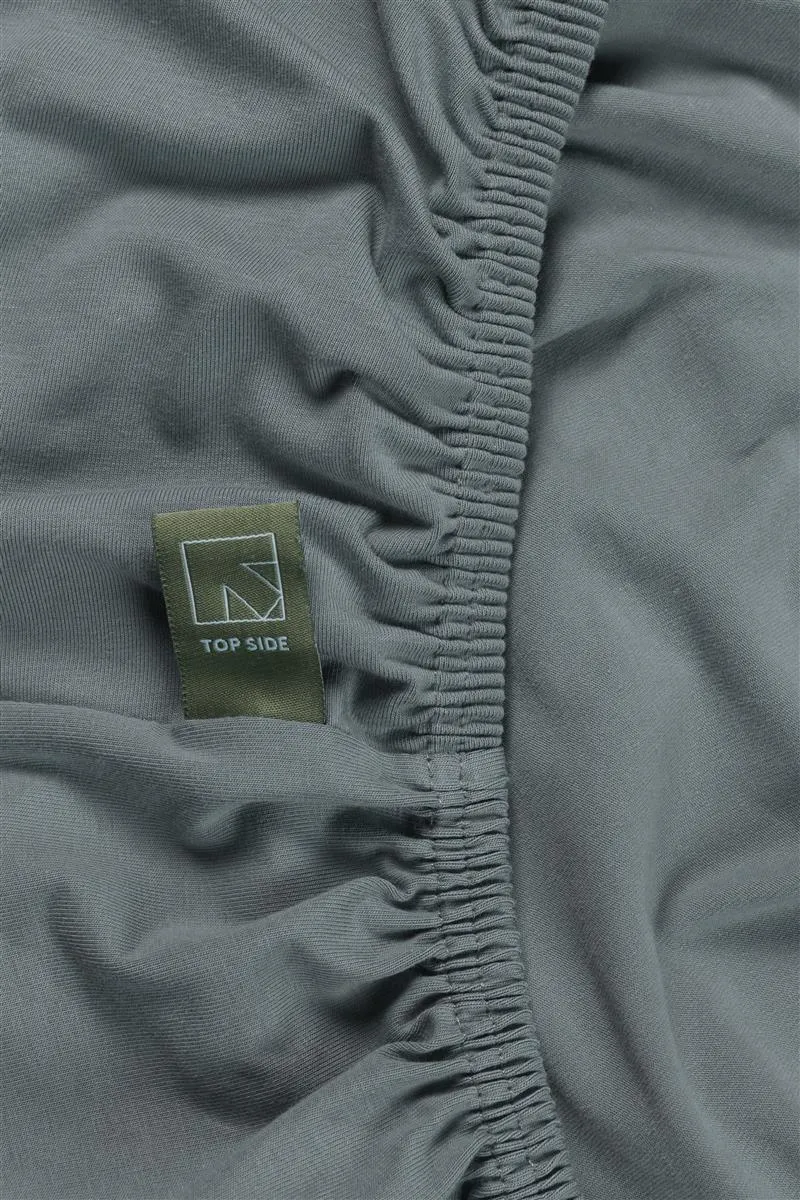 Beddinghouse Dutch Design Jersey Stretch laken blågrå 180x220