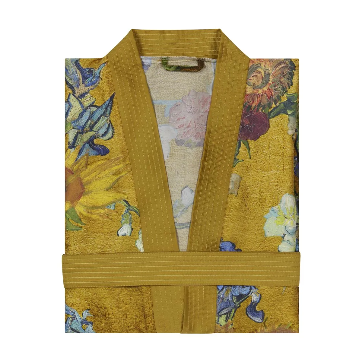 Beddinghouse Van Gogh Partout des Fleurs kimono S-M gull