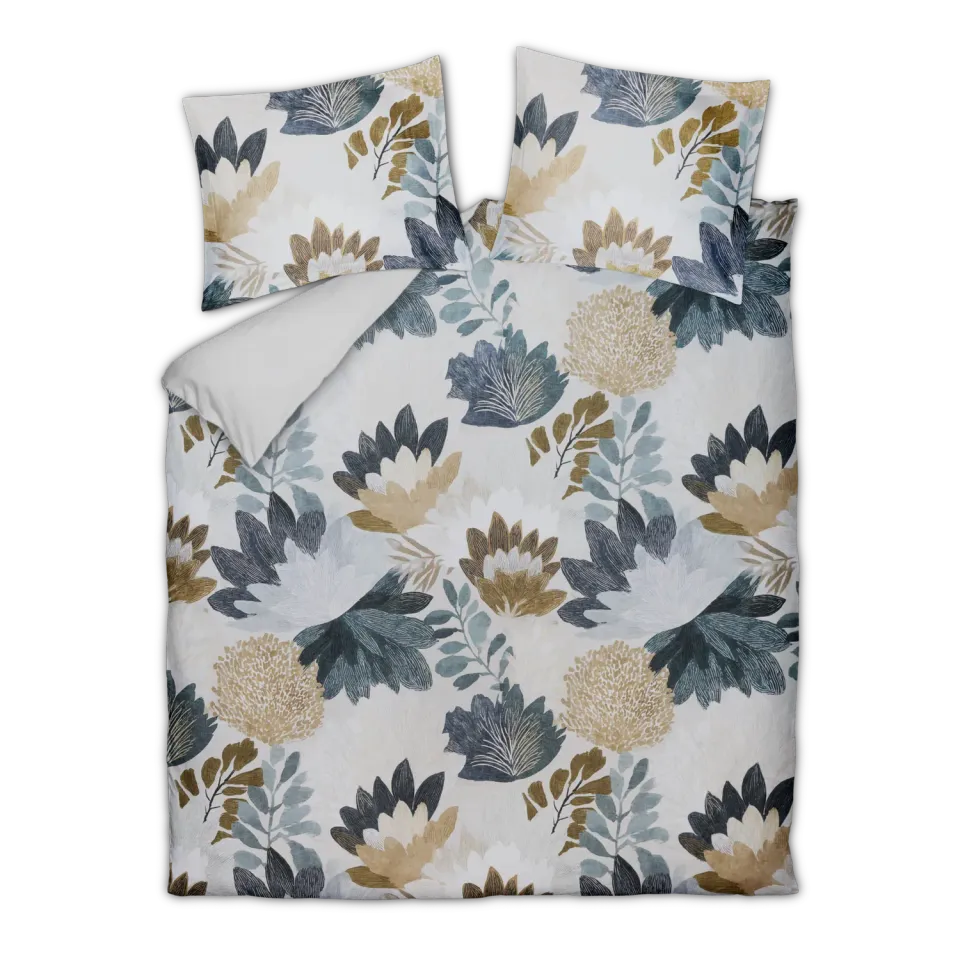 Vandyck Organic Glow XL dynetrekksett 260x240 faded denim