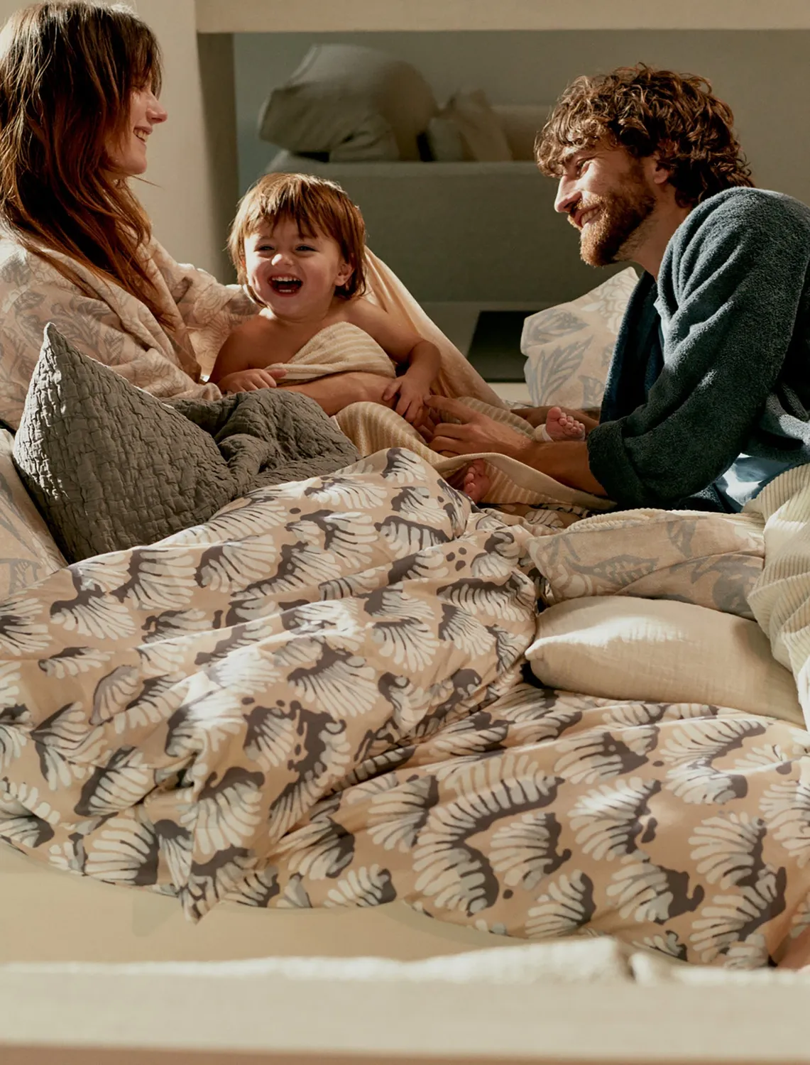 Vandyck Wake Up dynetrekk 240x200 linen strandtrykk