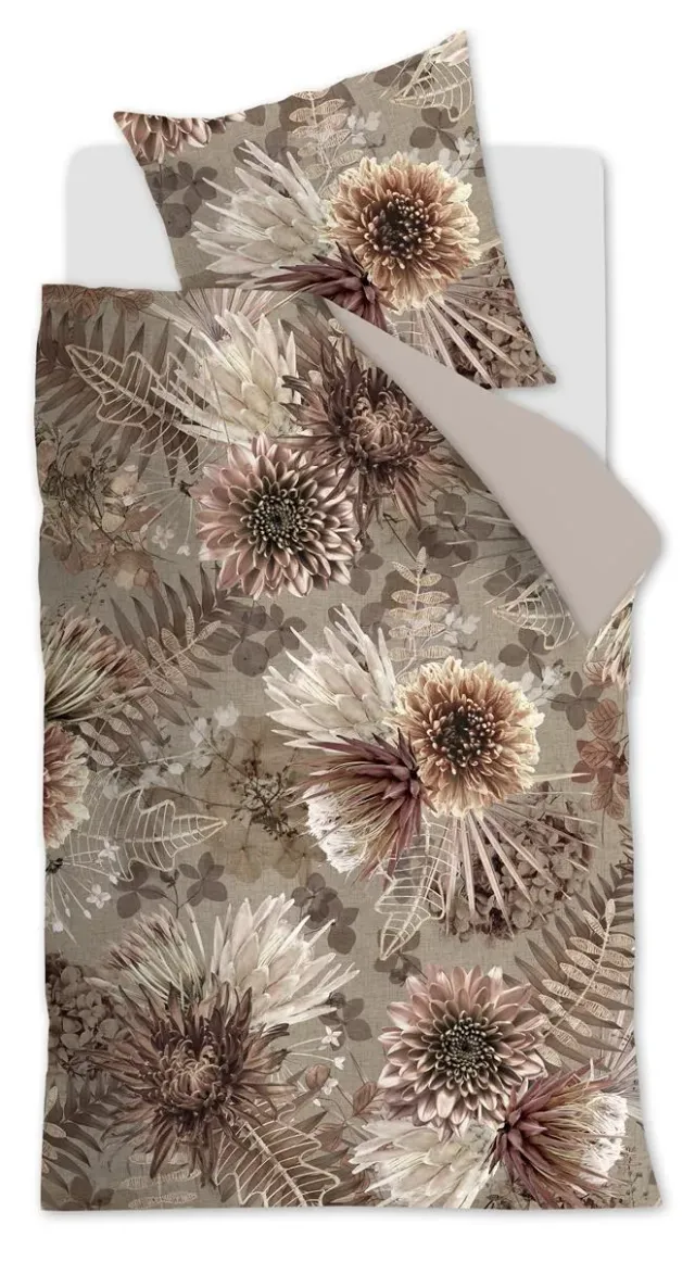 Riviera Maison Protea dynetrekk 240x200/220 cm sand blomster