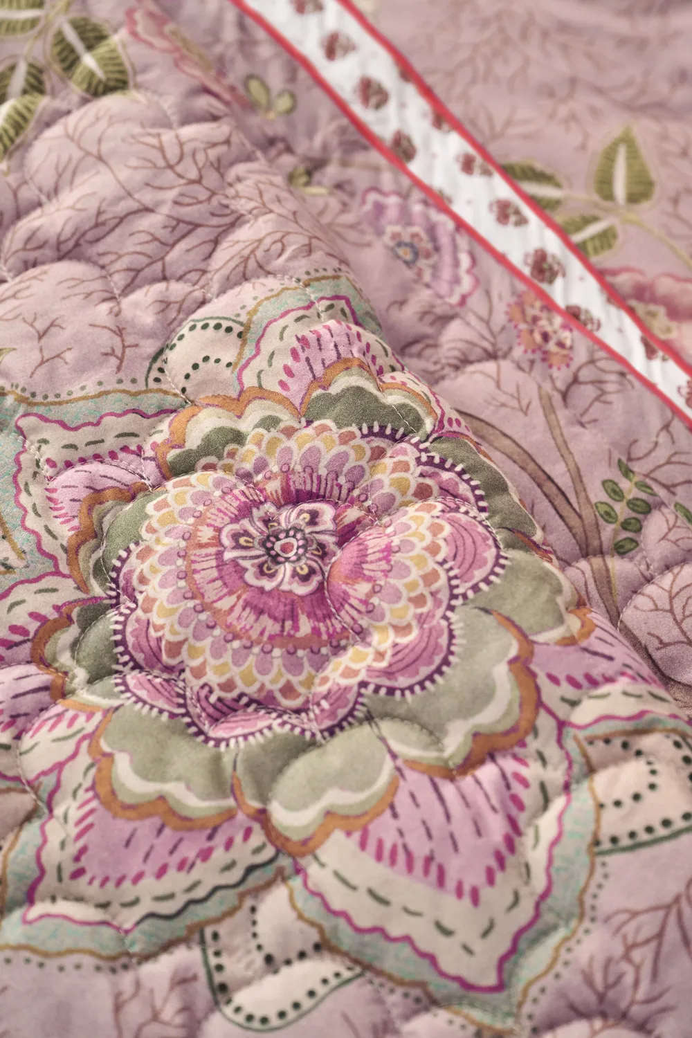 Pip Studio Mumbai Morning sprei 150x200 rosa bomull