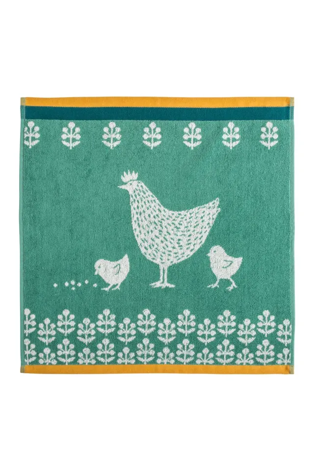 Coucke Cocotte håndkle grønt 50x50 cm bomull
