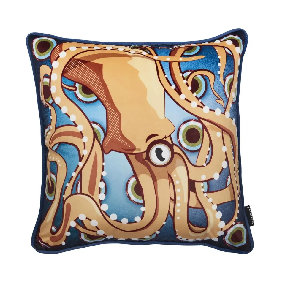 Moooi MO Umbrella Squid pyntepute 50x50 cm flerfarget fløyel