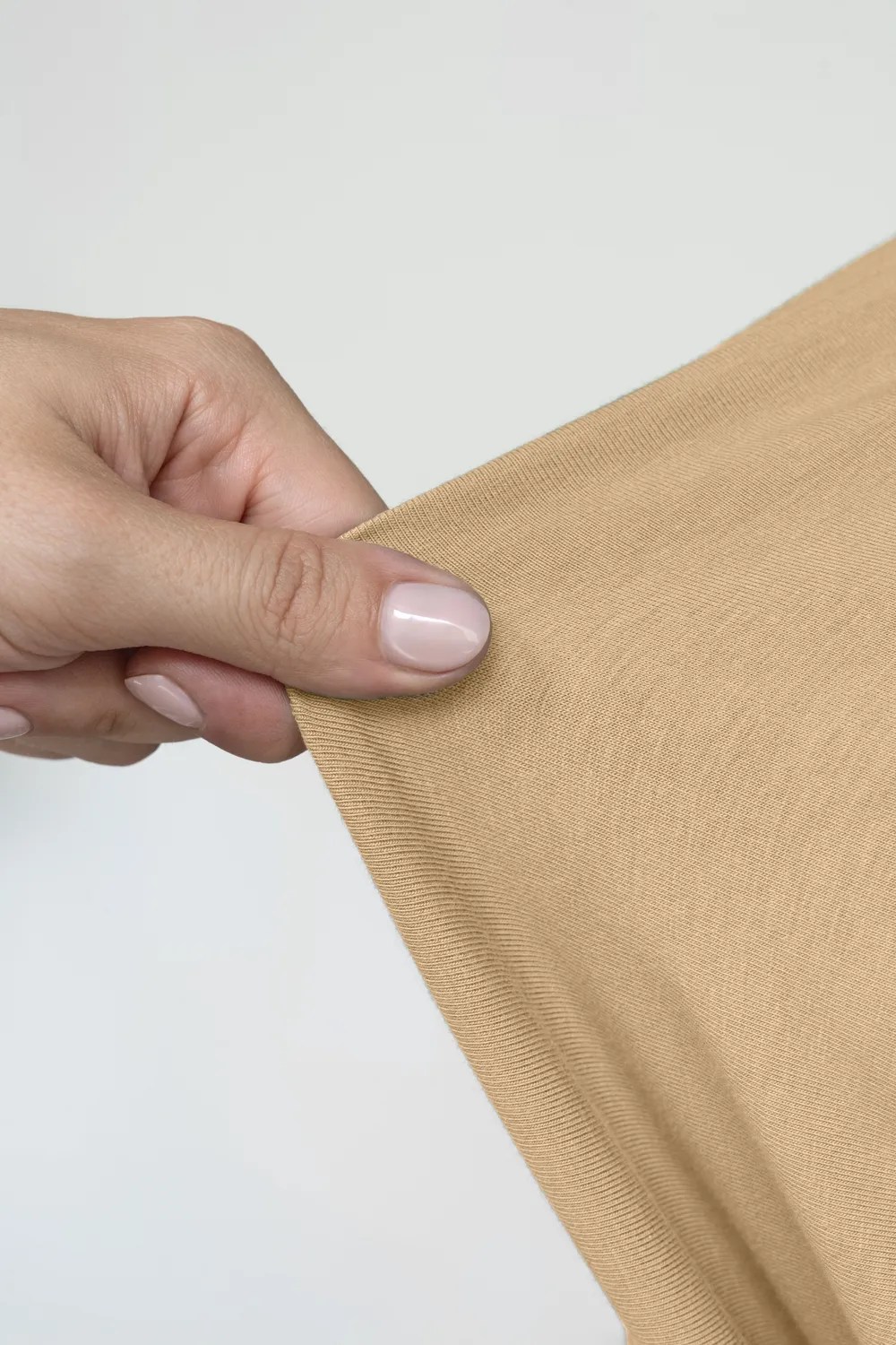 Beddinghouse Jersey Super Stretch topplaken sand 180x200
