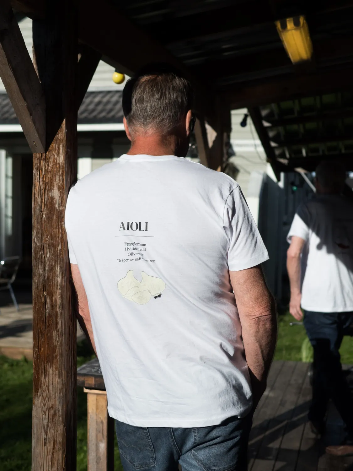 Hellstrøm Aioli T-skjorte hvit økologisk bomull