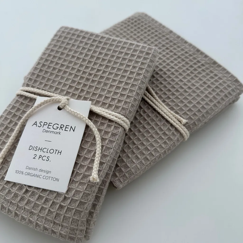 Aspegren North klut Oyster Gray 2-pk økologisk