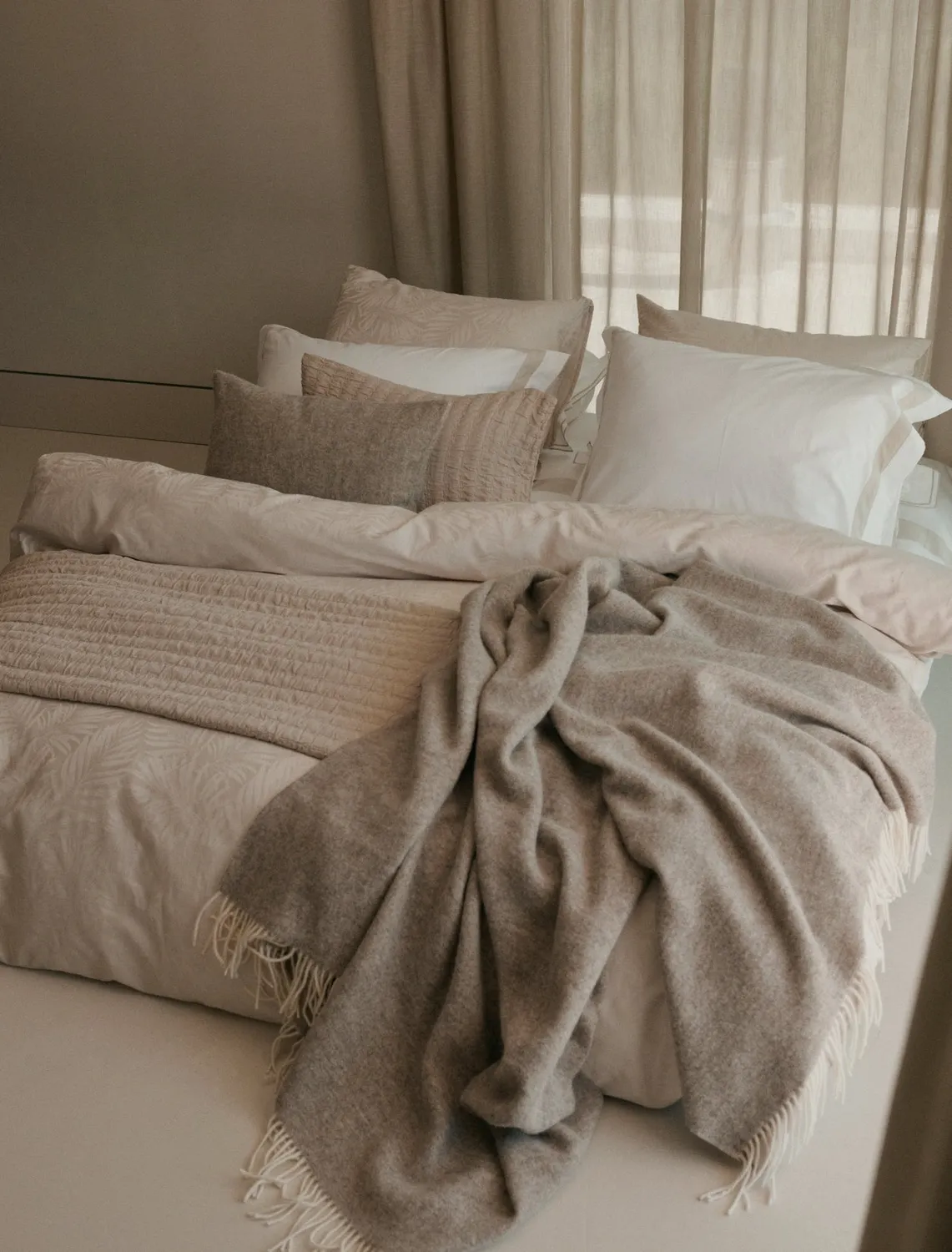 Vandyck Purity Alba XL dynetrekksett linen 260x240 jacquard