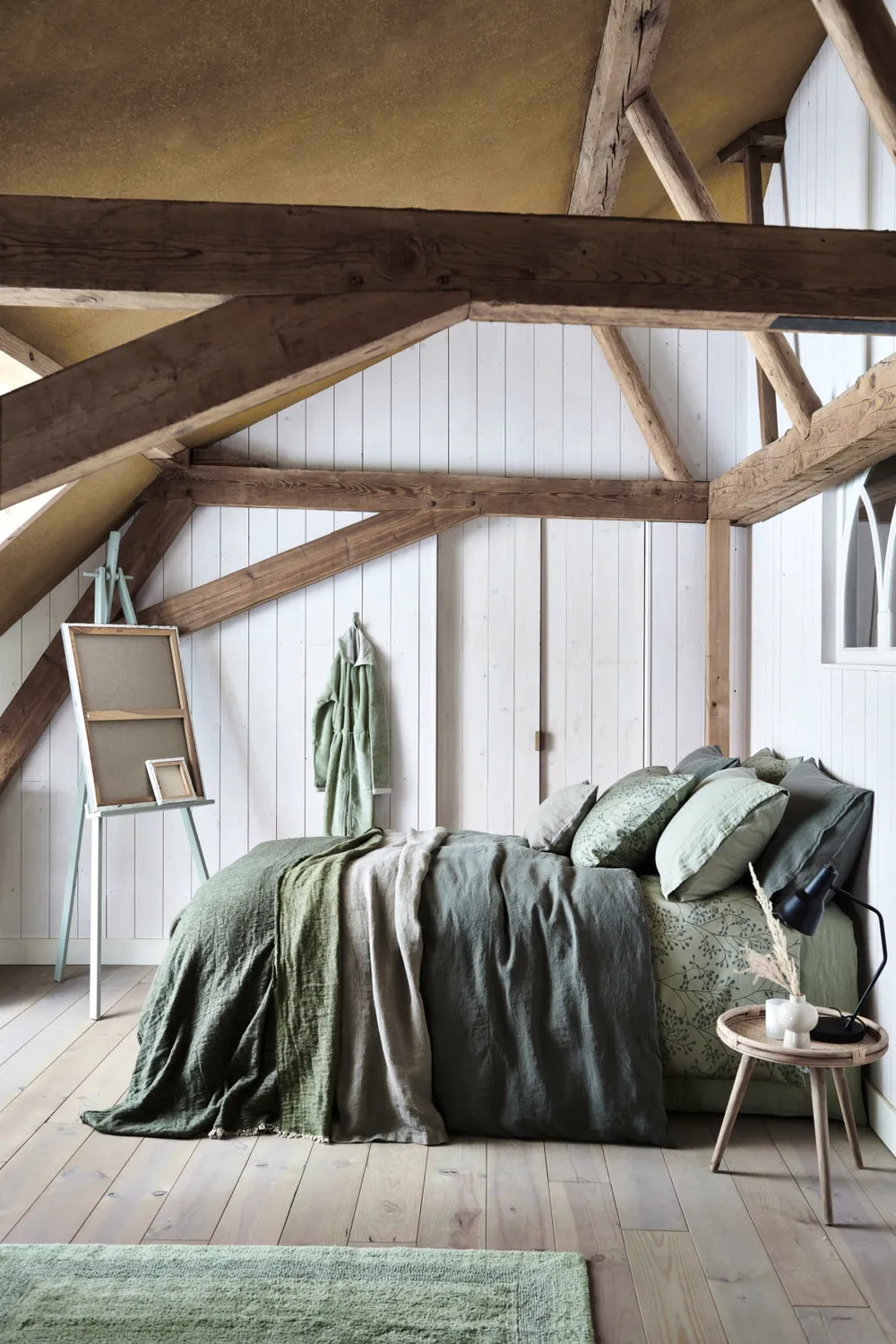 Vandyck Pure 51 dynetrekk lys oliven bomullssateng