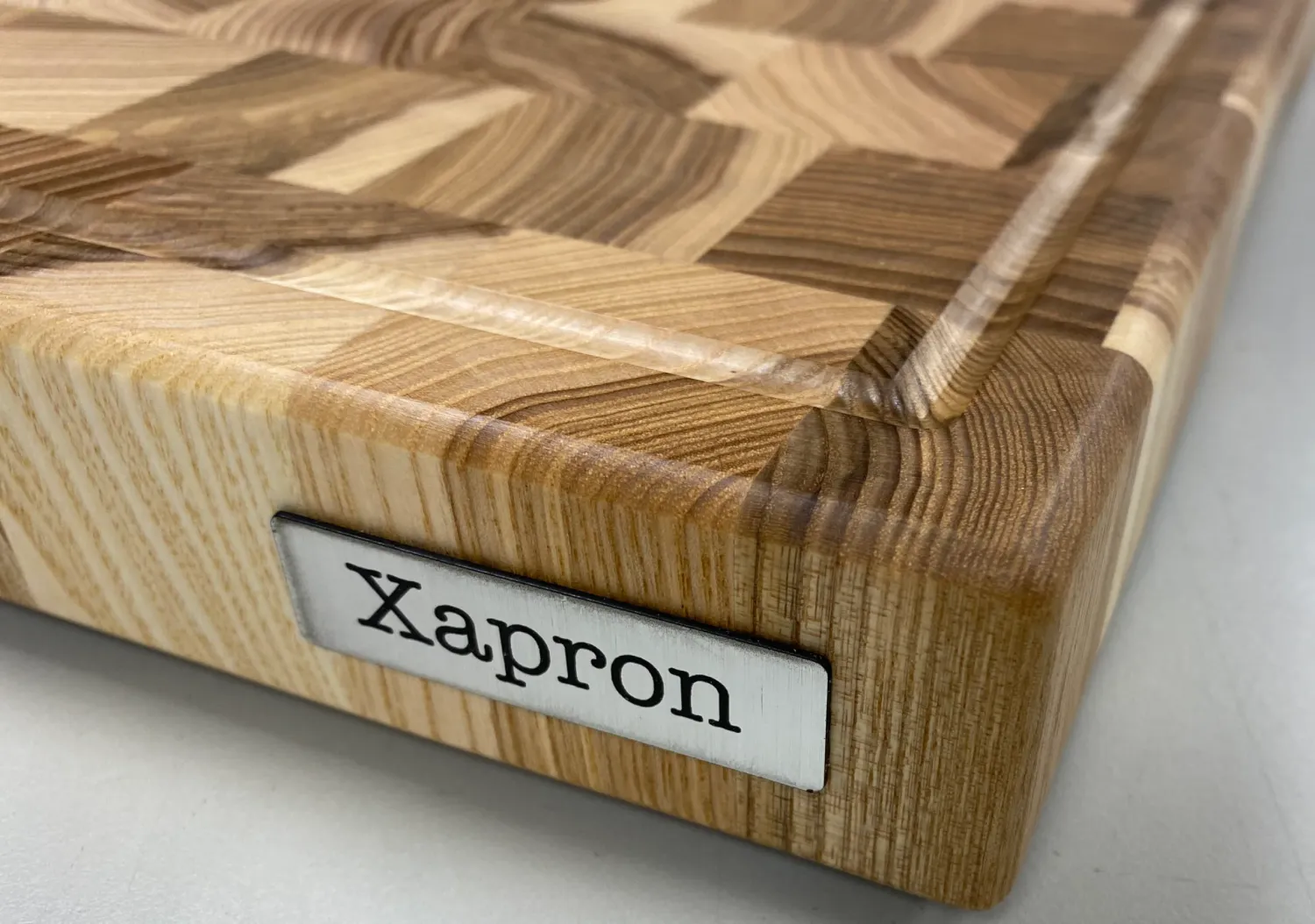 Xapron slakterblokk i ask endeved 4 cm saftspor