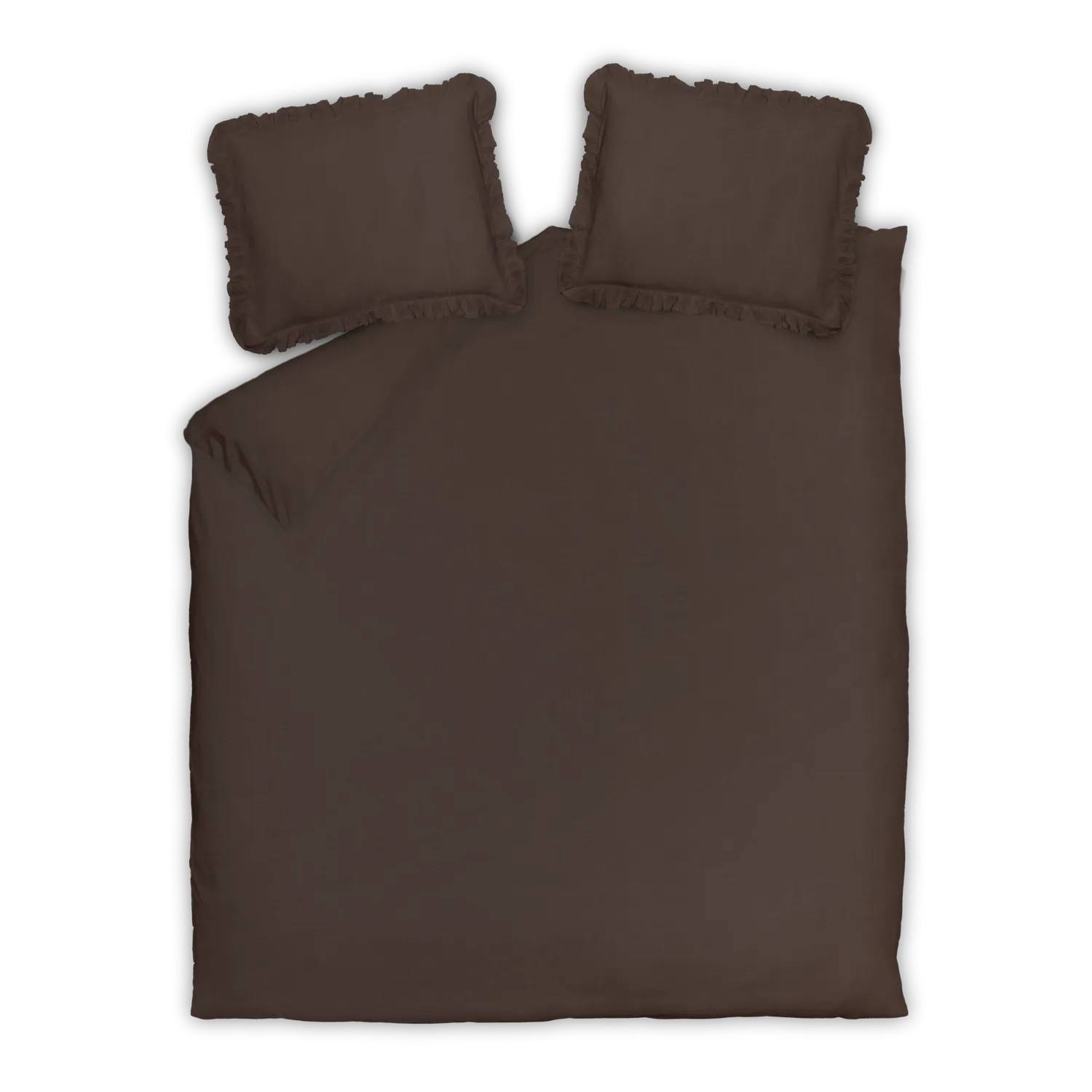 Vandyck Pure 83 dynetrekksett 260x240 dark truffle percale