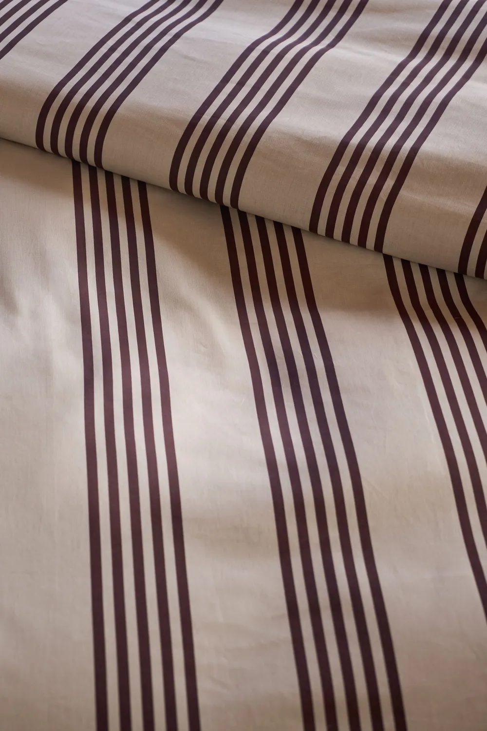 Beddinghouse Pure Stripe dynetrekk 140x220 naturel stripet