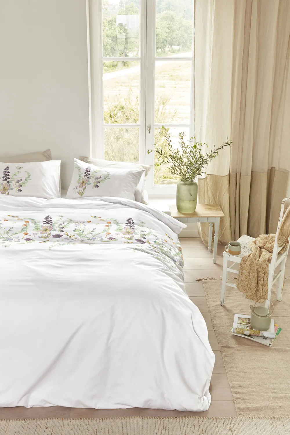 Marjolein Bastin Fritillaria dynetrekk 140x200 blomster