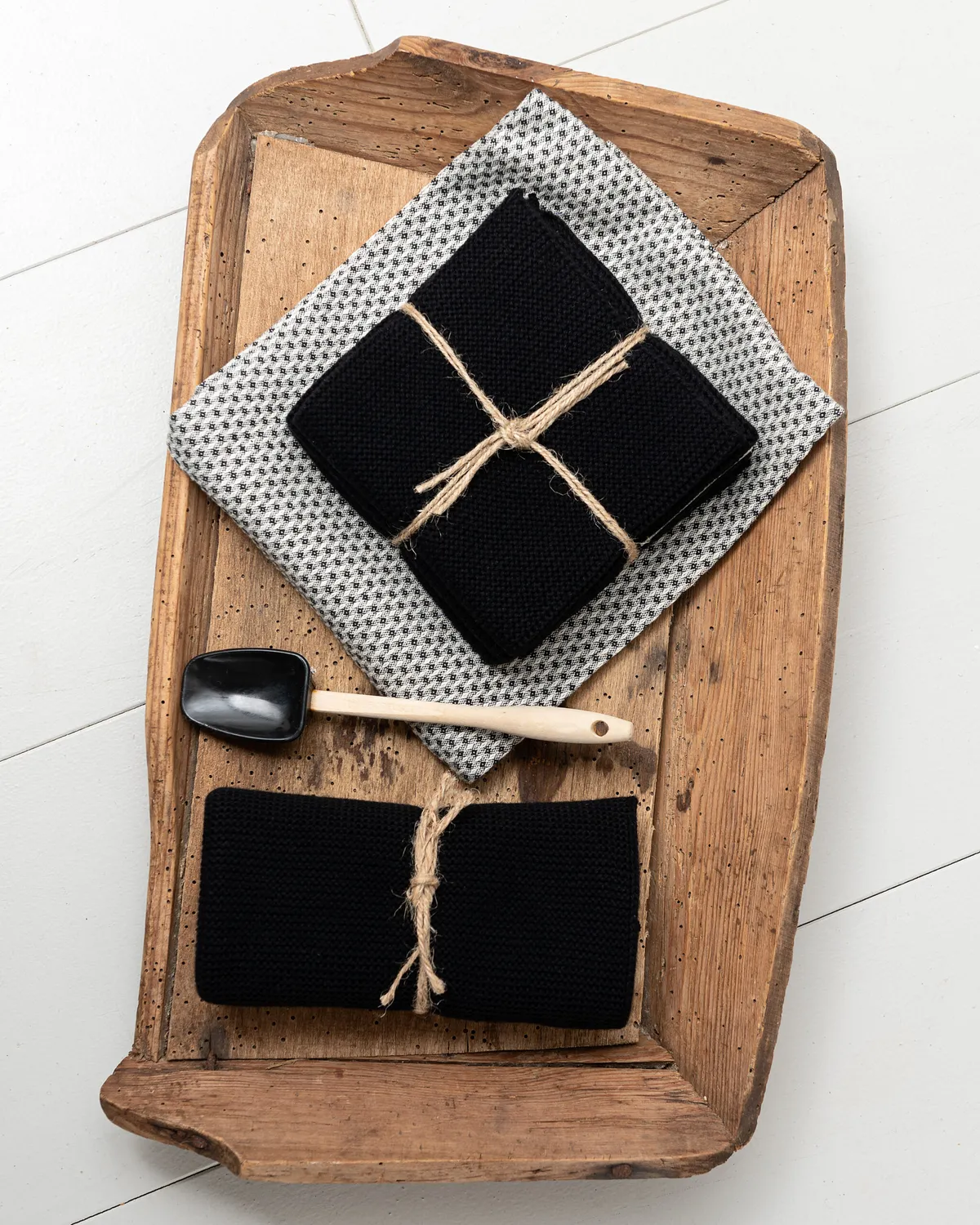 Solwang Design kluter Sort 3-pk økologisk bomull