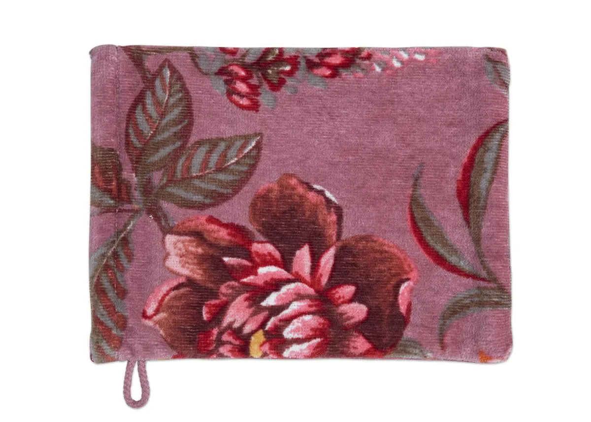 Pip Studio Secret Garden badehåndkle lyselilla 70x140