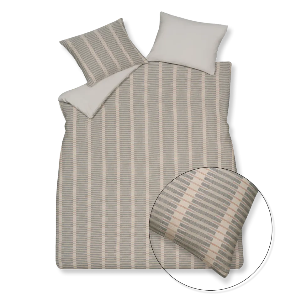 Vandyck Pure 73 dynetrekk 240x200 stein jacquard