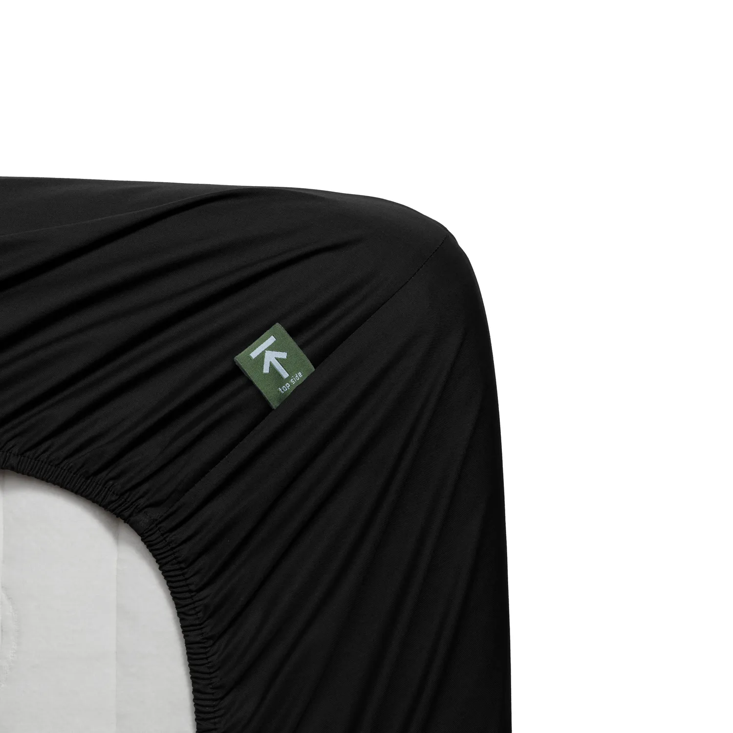 Beddinghouse Percale split-topplaken svart 180x200 cm kjølig