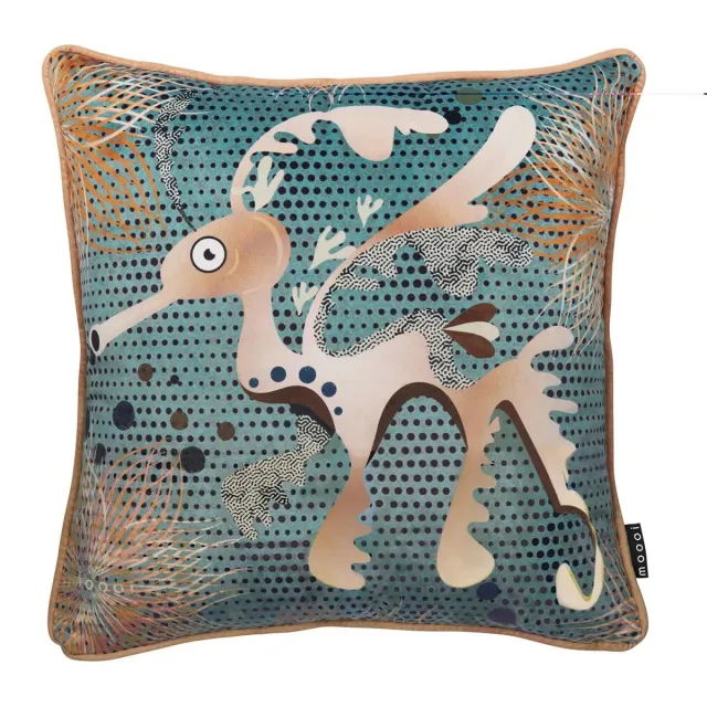 Moooi Blooming Seadragon pyntepute 50x50 fløyel
